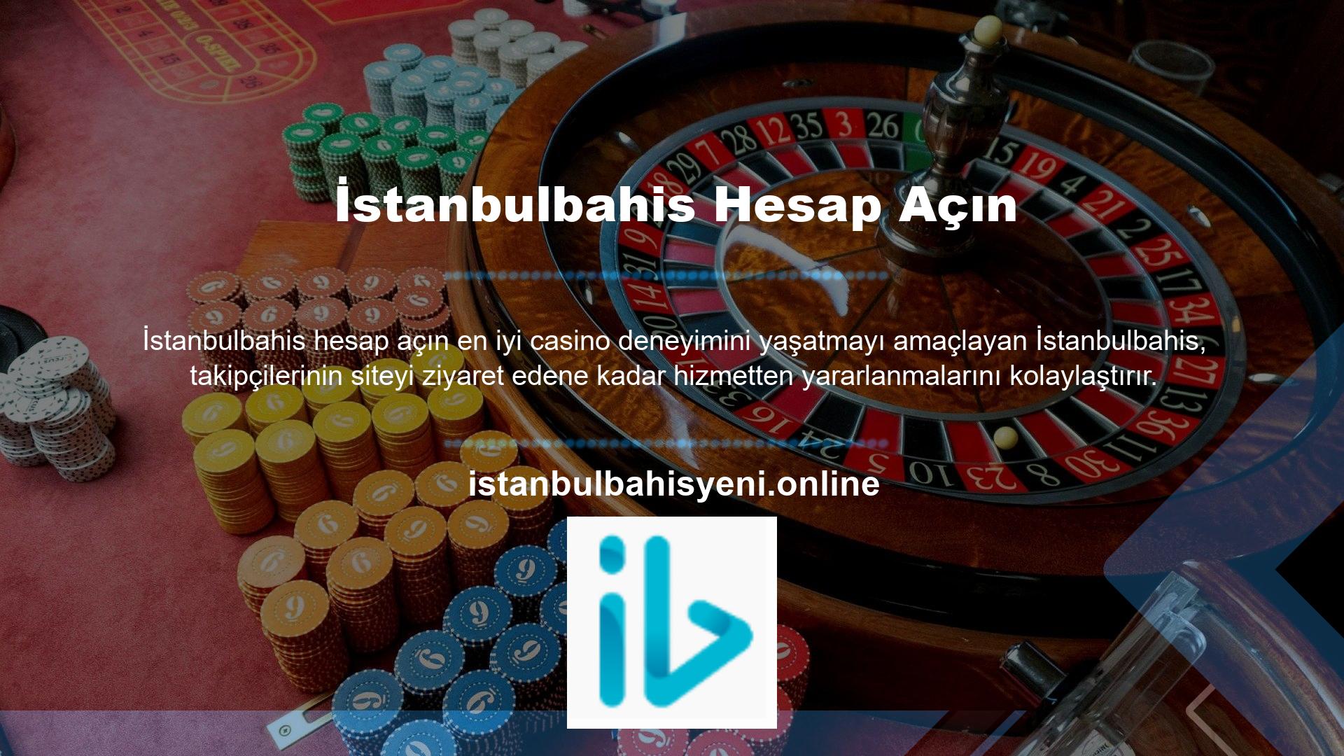 İstanbulbahis, siteye üye olmayı seçen kullanıcılar için hesap açma sürecini oldukça basit hale getirmektedir